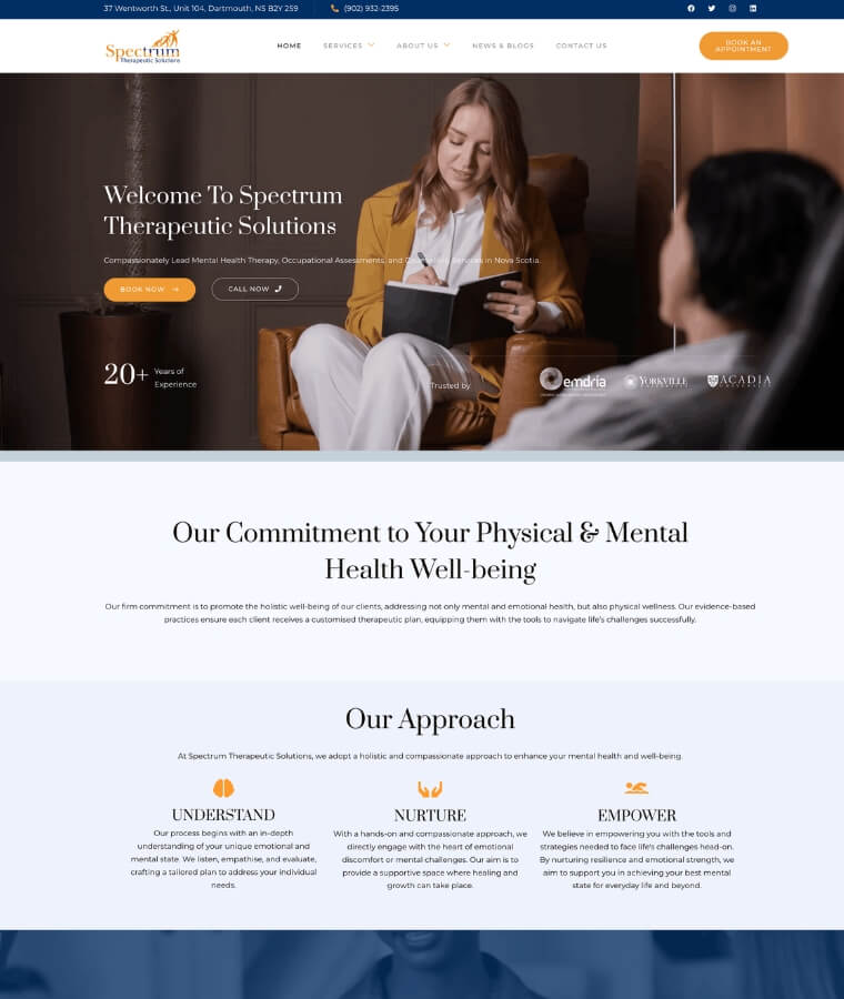 SPECTRUM THERAPEUTICS SOLUTION SEO Case Study