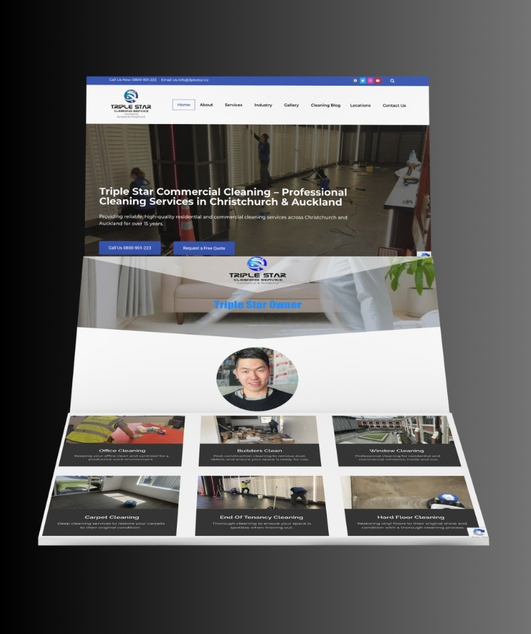 Triple Star Case study mockup