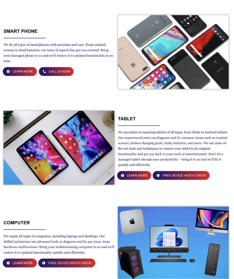 ER4Gadgets Web Design case Study